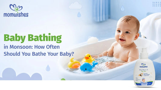 Baby bathing tips in monsoon