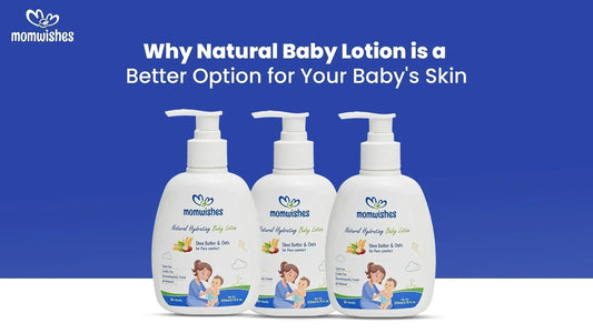 Natural baby lotion